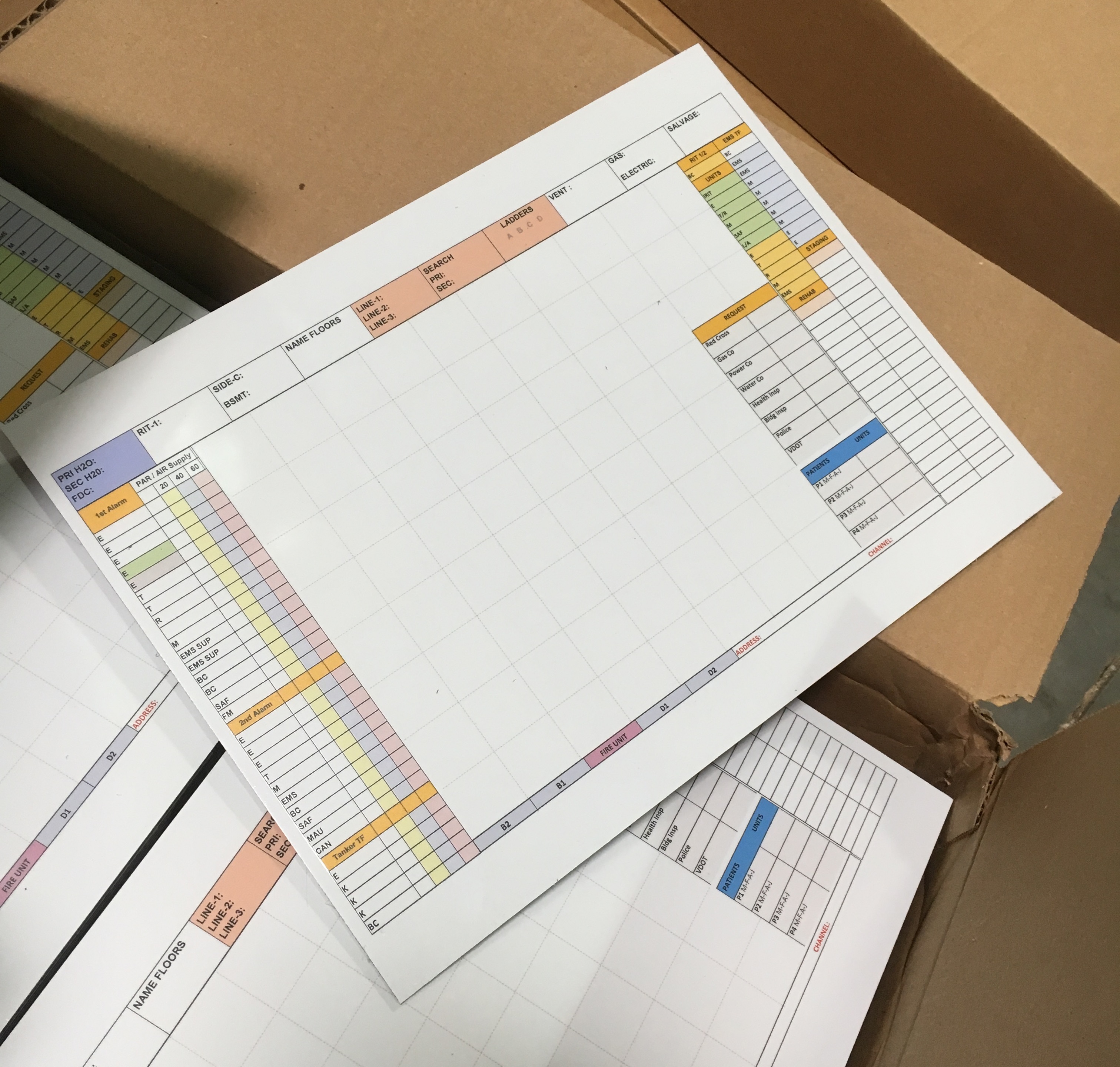 NOVA Fire Incident Command Boards NVERS